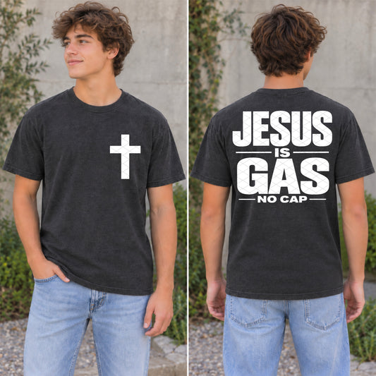 Jesus Is Gas White - Transfer (SDD)