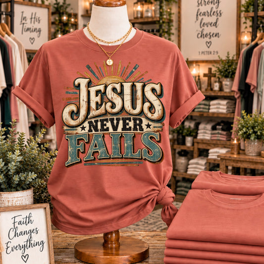 Jesus Never Fails - Transfers (SDD)