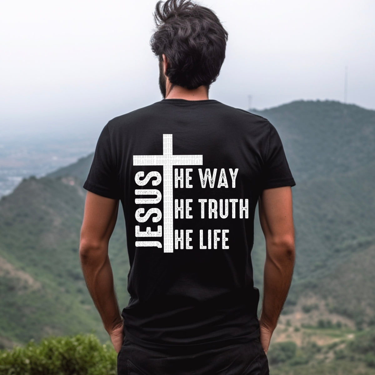 Jesus The Way / White - Transfers (SDD)