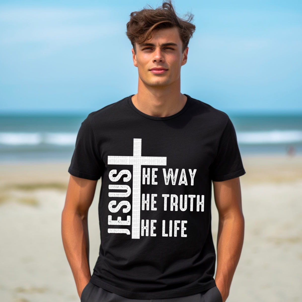 Jesus The Way / White - Transfers (SDD)
