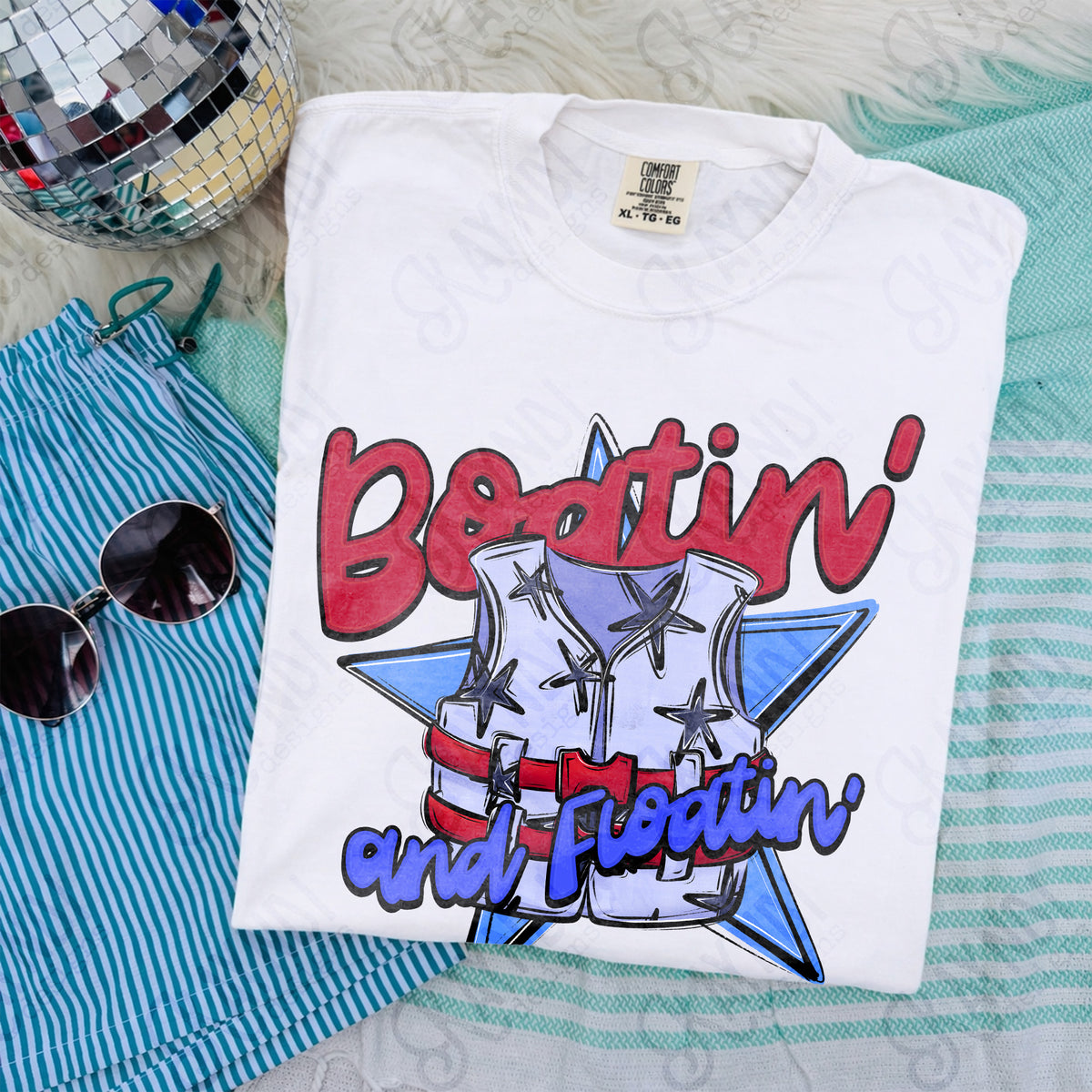 Boatin' And Floatin / Blue -  Transfers (Kayndi)