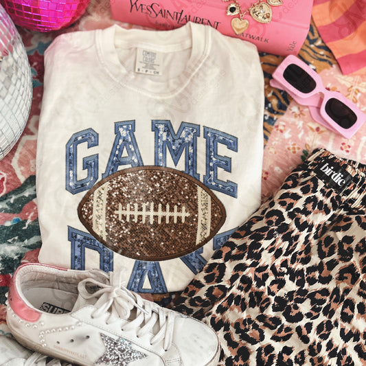 Game Day Cornflower Blue  -  Transfers (Kayndi)