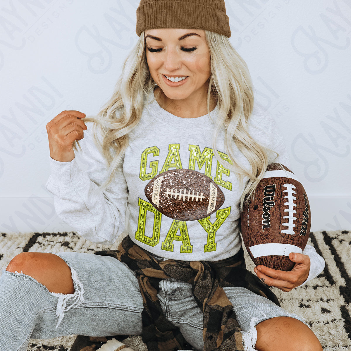 Game Day Lime Green -  Transfers (Kayndi)