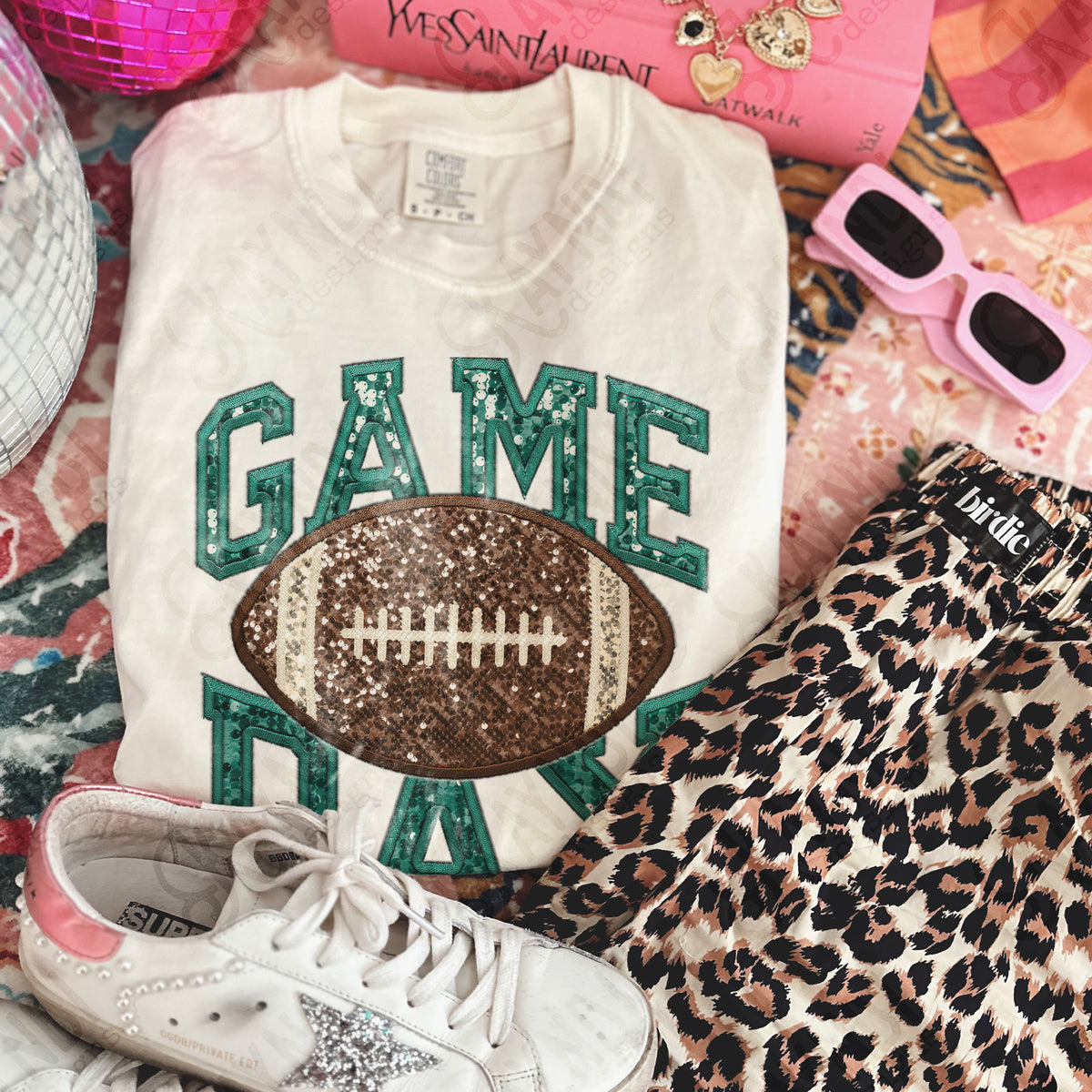 Game Day Dark Teal -  Transfers (Kayndi)