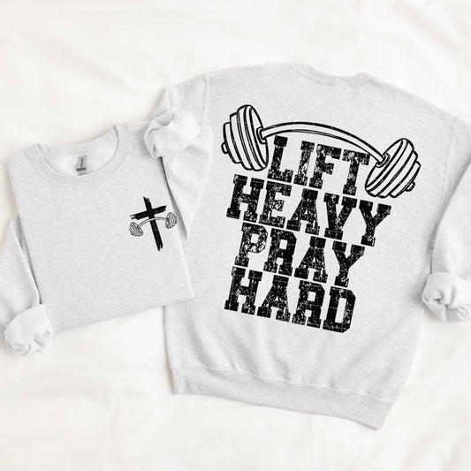 Lift Heavy Pray Hard / Black - Transfer (SDD)