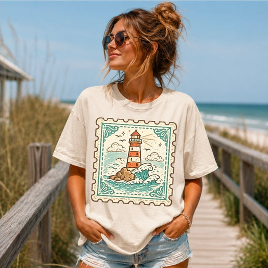 Lighthouse Stamp -  Transfers (MC)