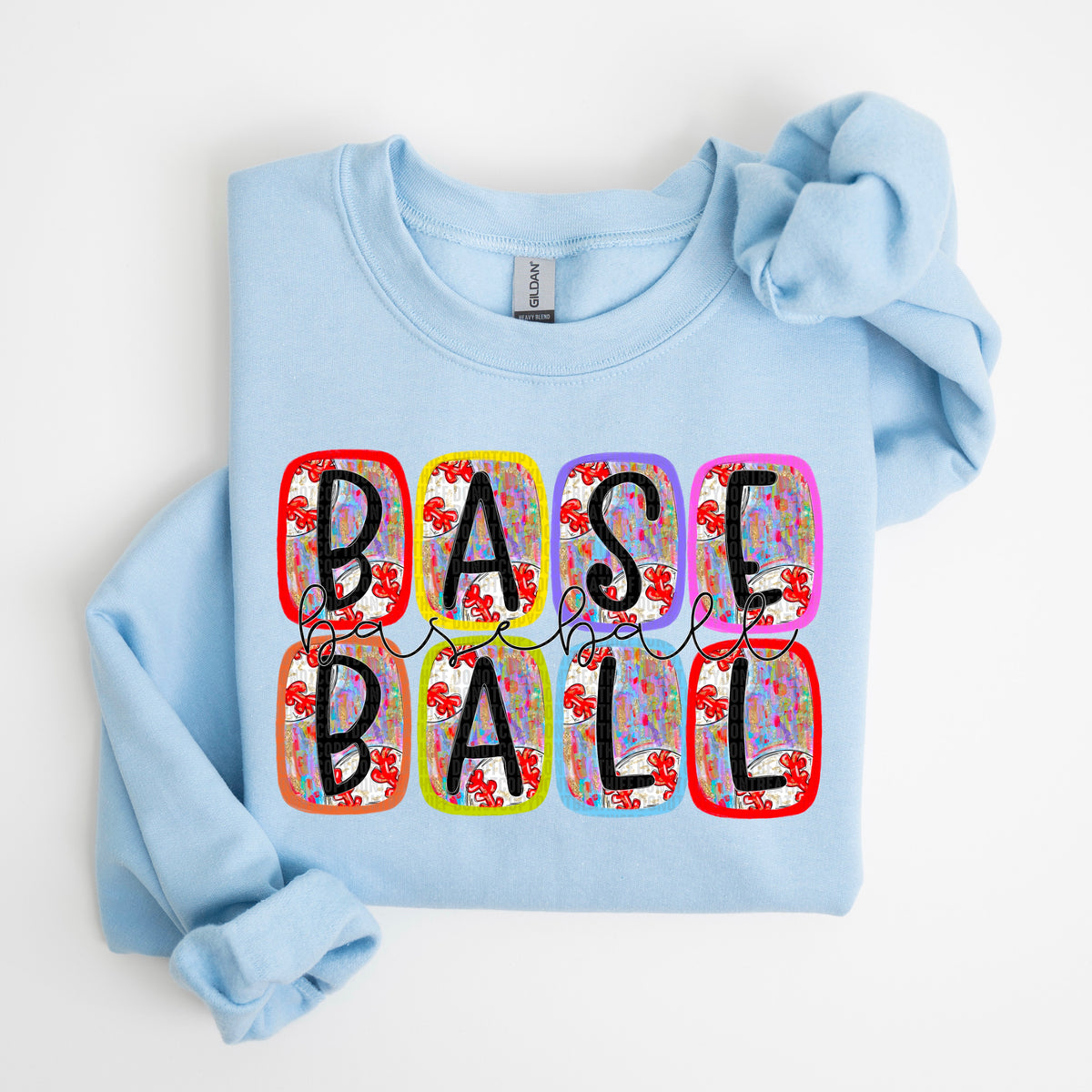 Baseball Square Designs - TRANSFER (SDD)