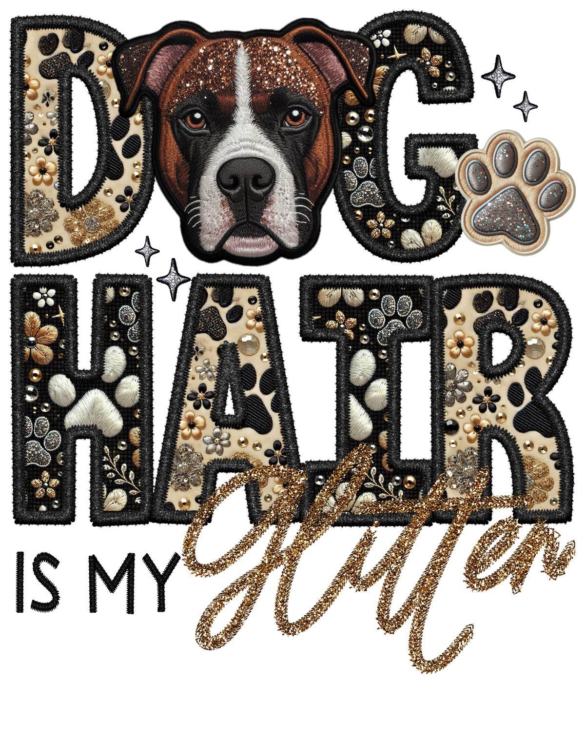 Dog Hair is My Glitter - Transfer (TGG)