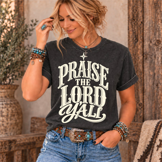 Praise The Lord / White - Transfers (SDD)