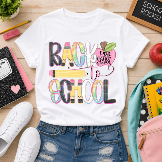 Back To School Preschool  -  TRANSFER (SDD)