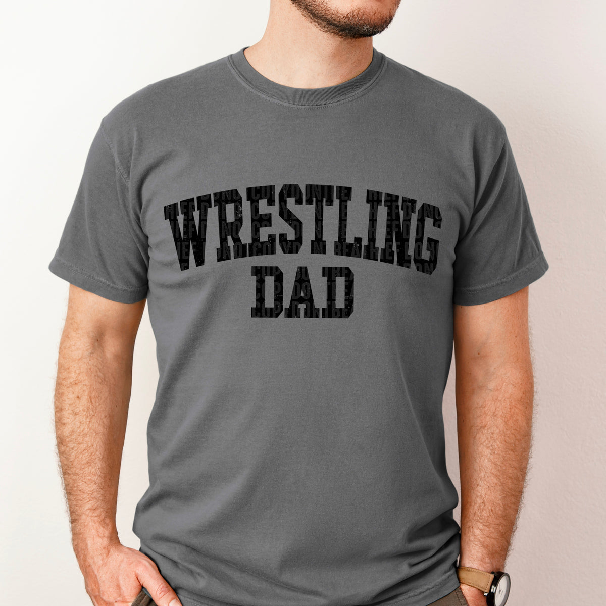 Wrestling Dad / Black -   TRANSFER (SDD)