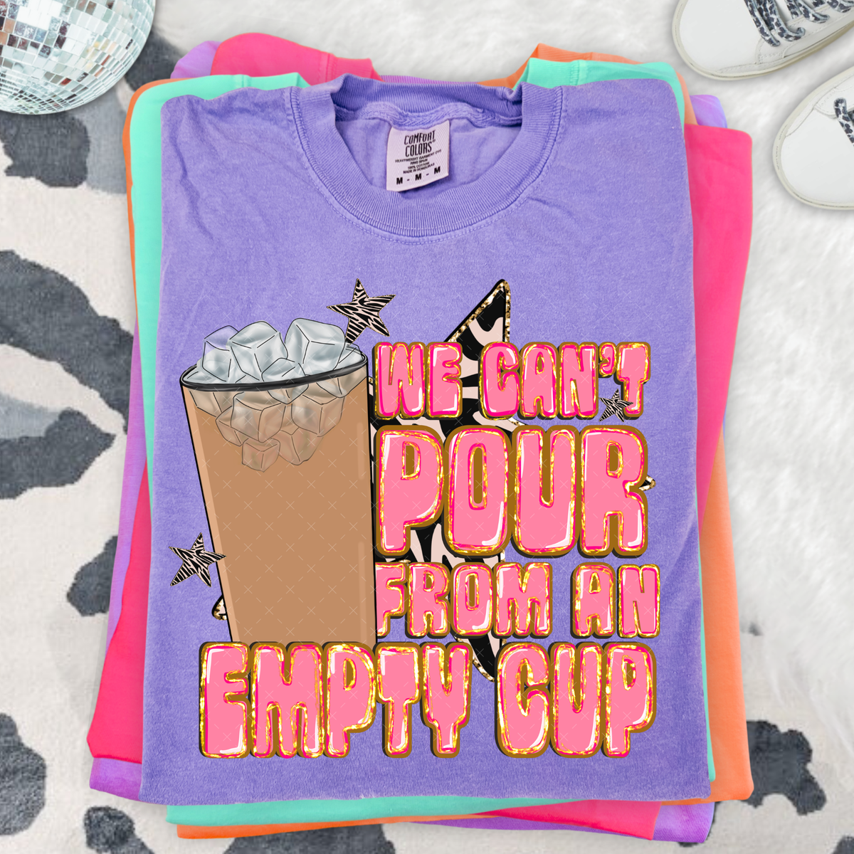 We Don't Pour From An Empty Cup / Coffee -  Transfers (JBD)