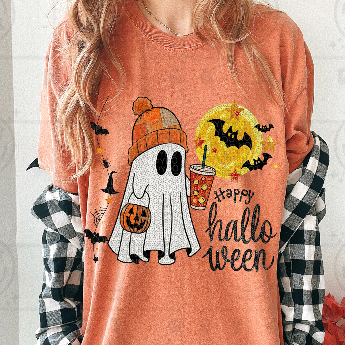 Happy Halloween Faux - Transfers (HW)