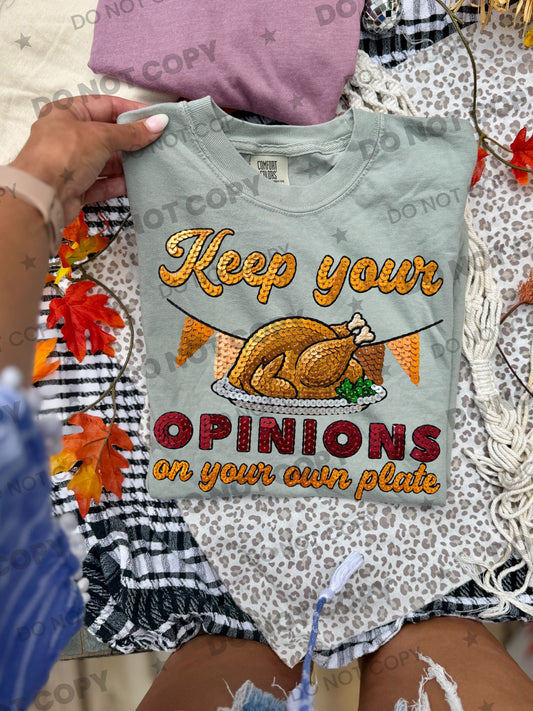 Keep Your Opinions  - Transfers (HW)