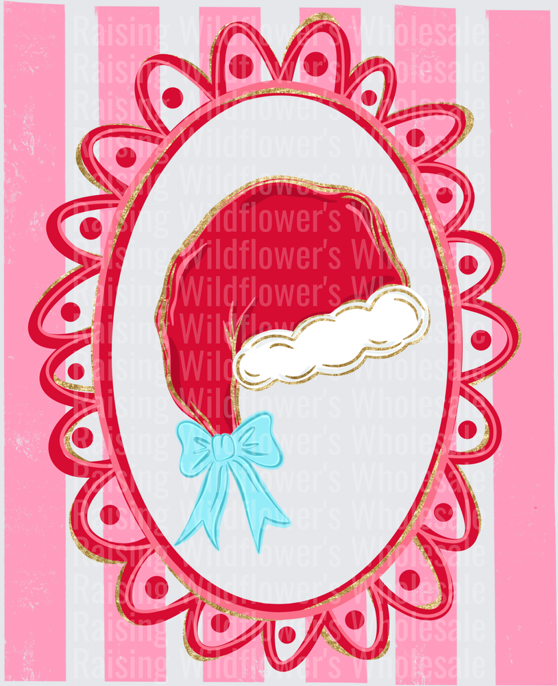 Santa Hat Crest- TRANSFER (CC) - Raw Image