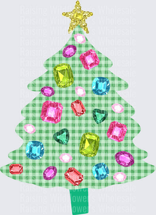 Christmas tree jeweled