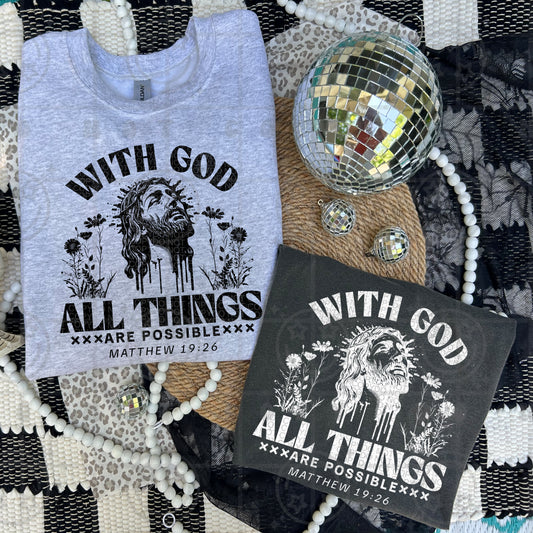 With God All Things Are Possible -  TRANSFER (HW)
